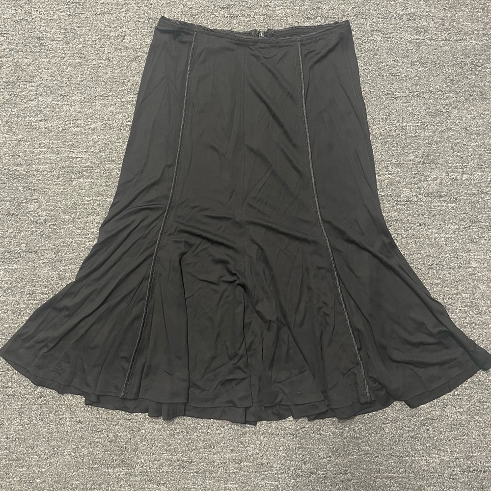 Yves Saint Laurent Rive Gauche Elegant Black Women's Skirt Sz M.